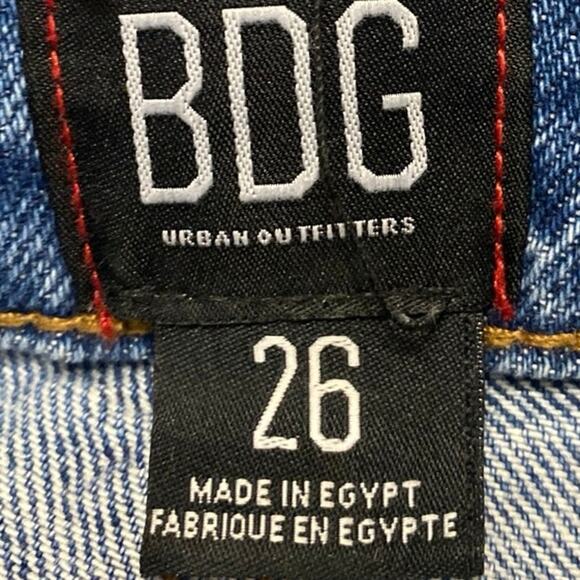 Urban Outfitters BDG Women's Blue High Rise Wide Leg Baggy Denim Jeans Size 26 - Picture 4 of 5
